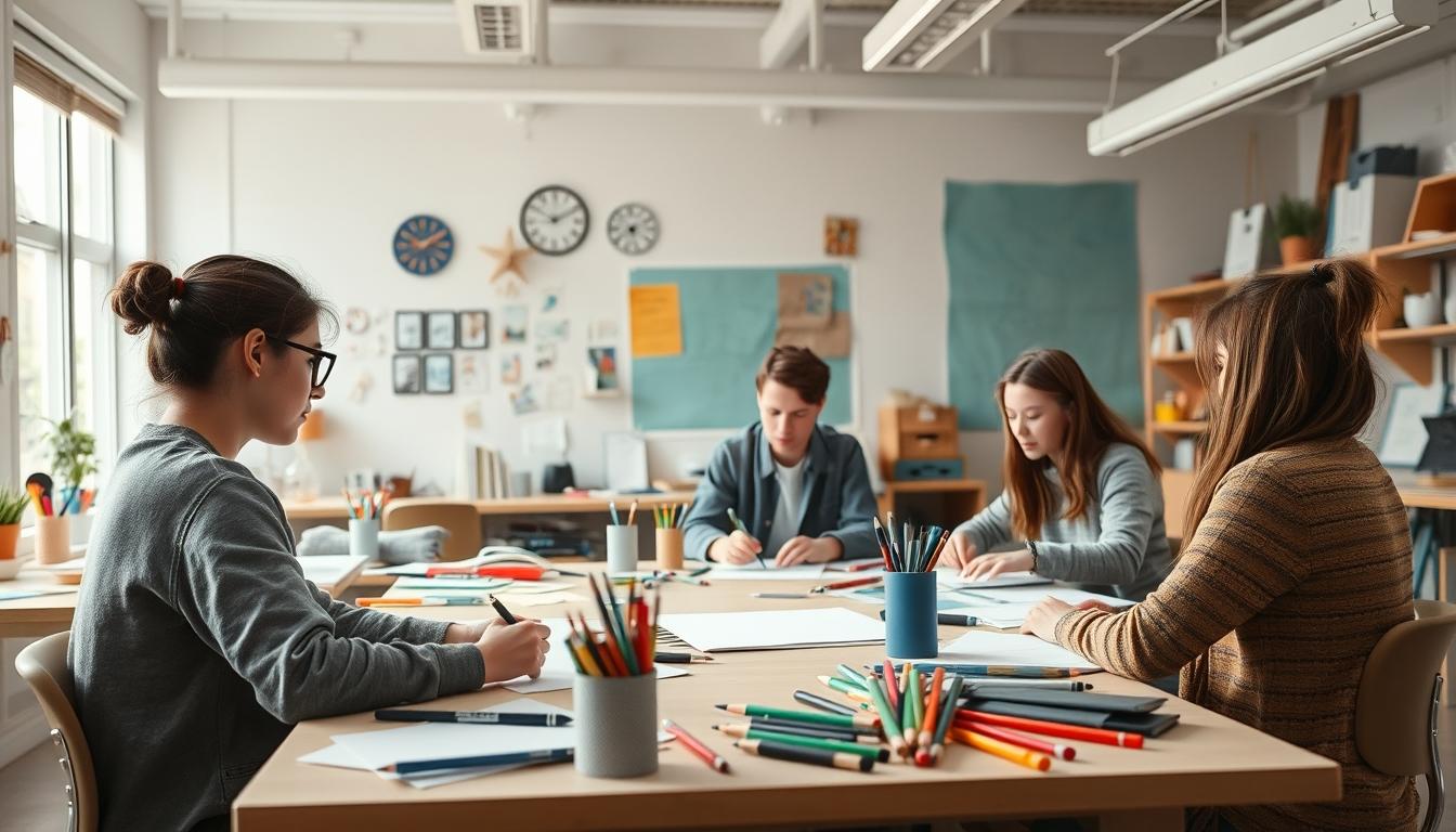 Students and educational resources in a modern learning environment